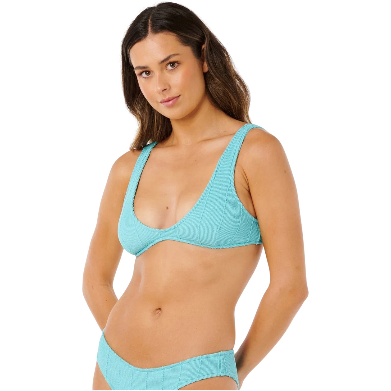 Rip Curl Femmes Vibe Surf Bralette Bikini Top 0Y6WSW - Sea Blue